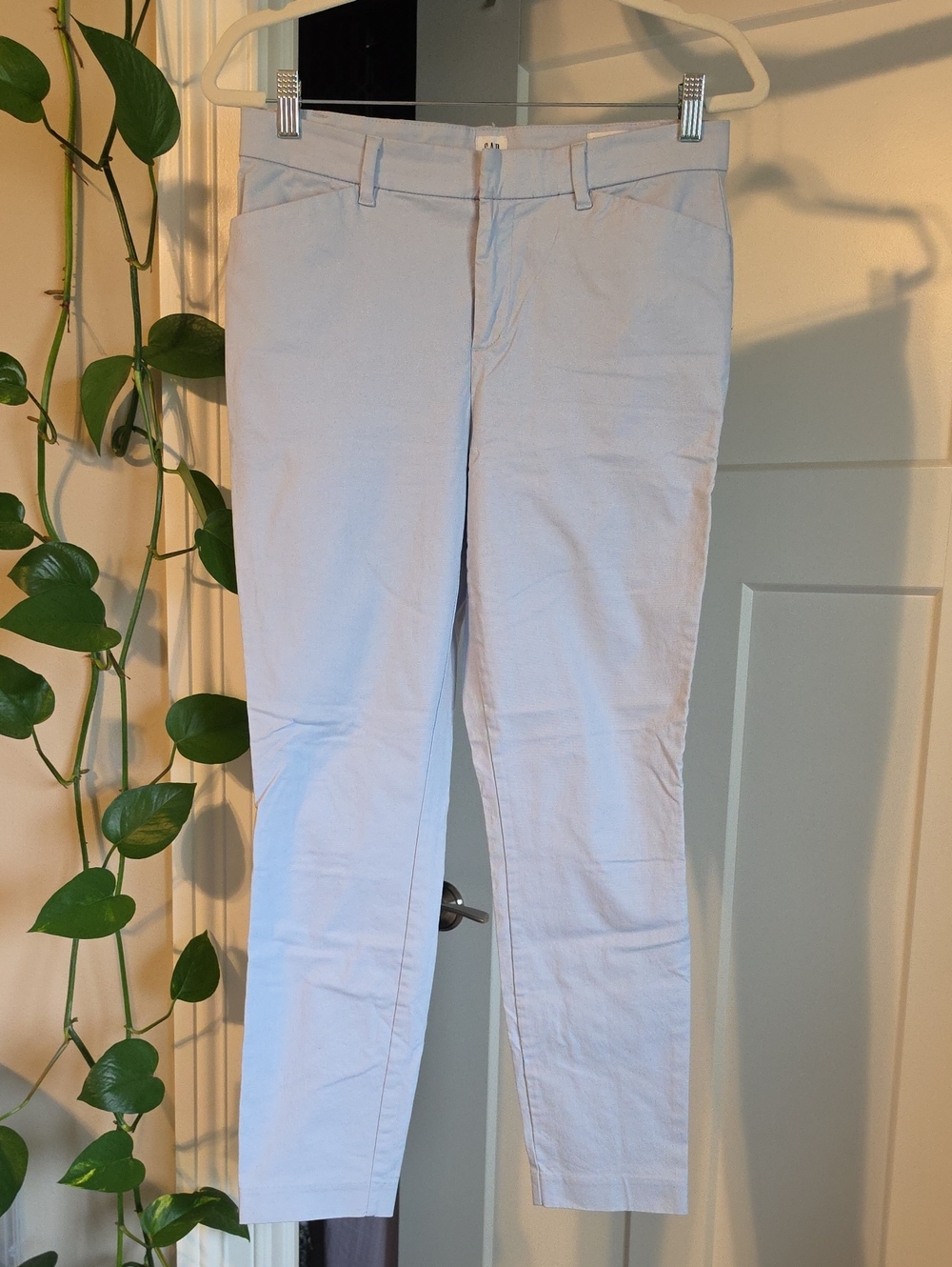 GAP Women's Skinny Pants in Pale Blue